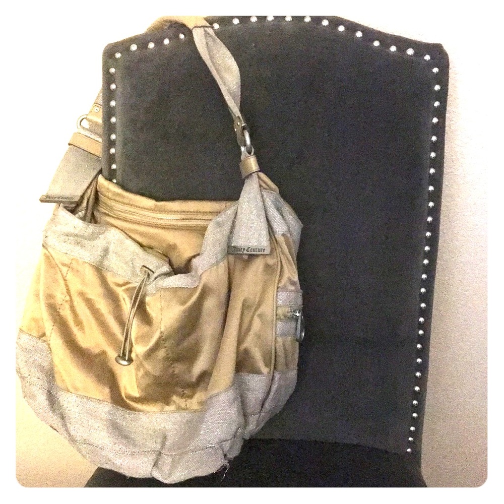 Juicy Couture Beige/Gold oversized Tote